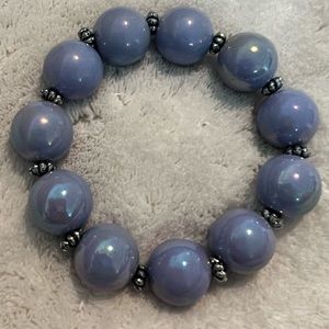 Garold Miller Chunky Vintage Periwinkle/Purple incandescent bracelet